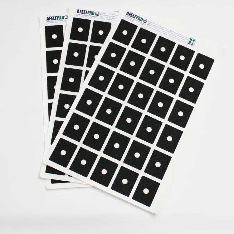 deslizantes-almohadillas Almohadillas de fieltro adhesivo 1mm